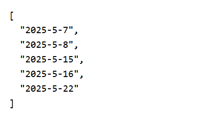 Sperrzeit Format Basis